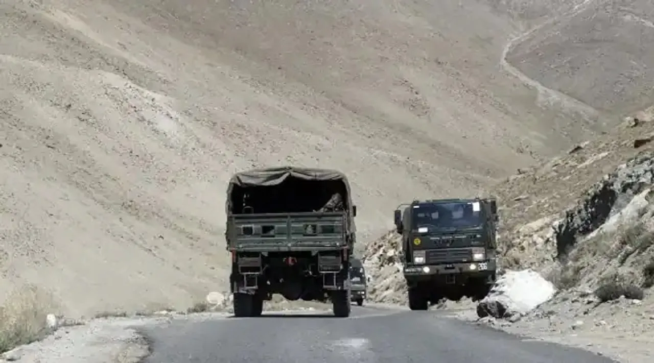 army vehicle Ladakh