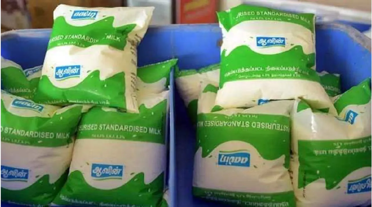 Aavin explains on 5 liter green milk packet price hike Tamil News