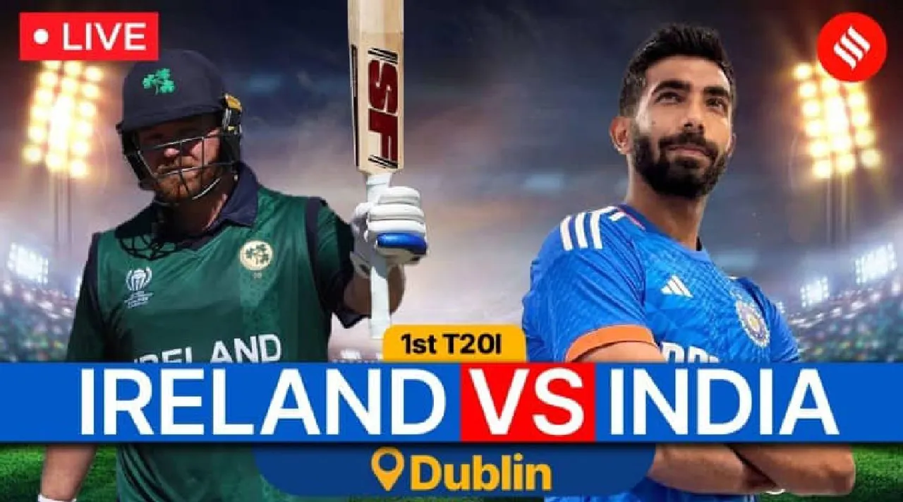 India vs Ireland 1st T20 Live Score updates in tamil