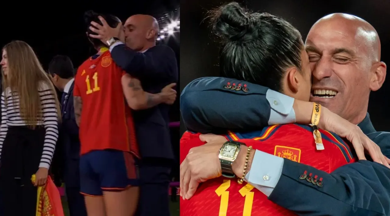 Spain's Rubiales apologises for kissing Jenni Hermoso FIFA Women's World Cup Tamil News