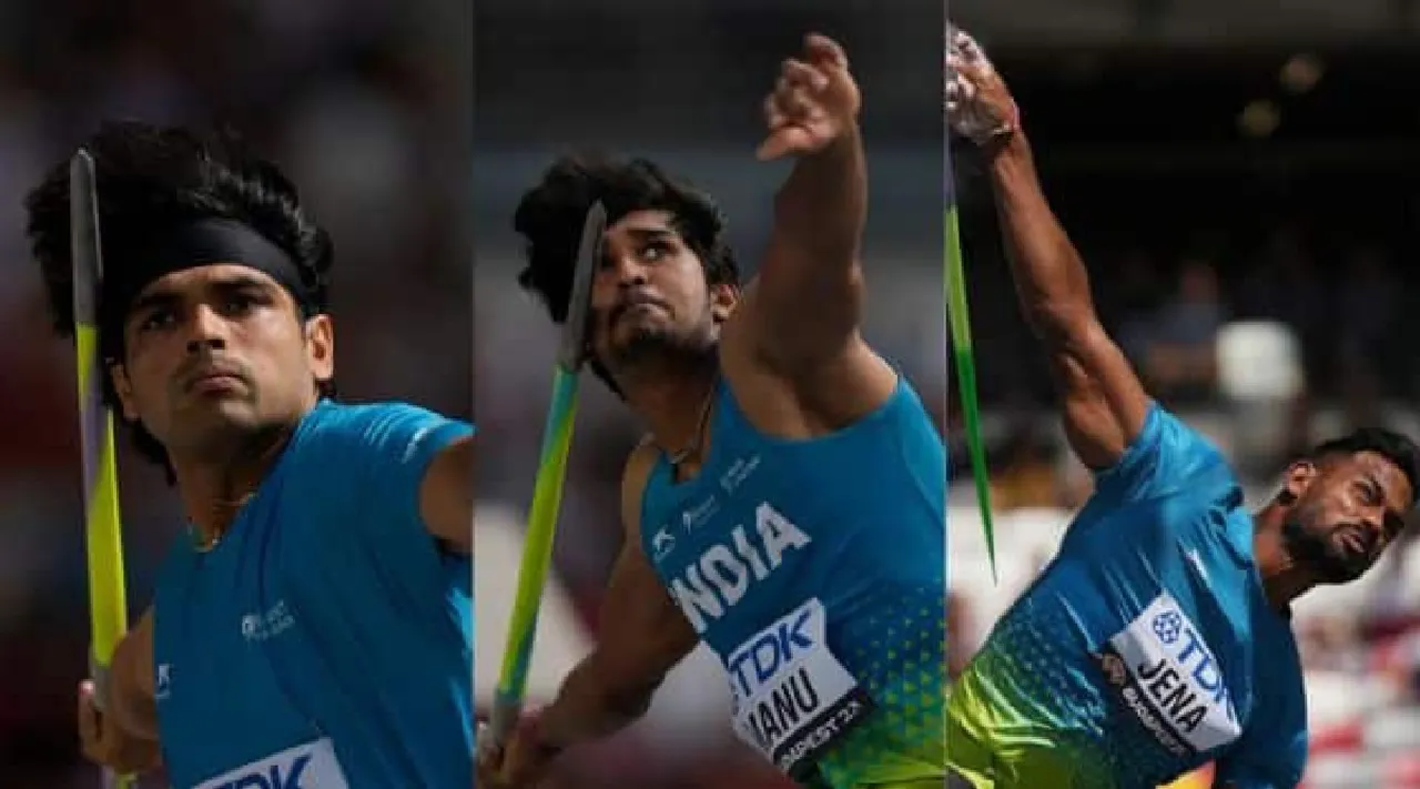 World Championships javelin throw: Kishore Kumar Jena, Neeraj Chopra, DP Manu Tamil News