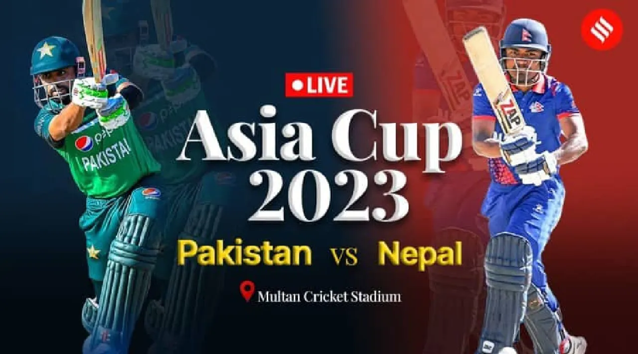 Pakistan vs Nepal Live Score, Asia Cup 2023 in tamil