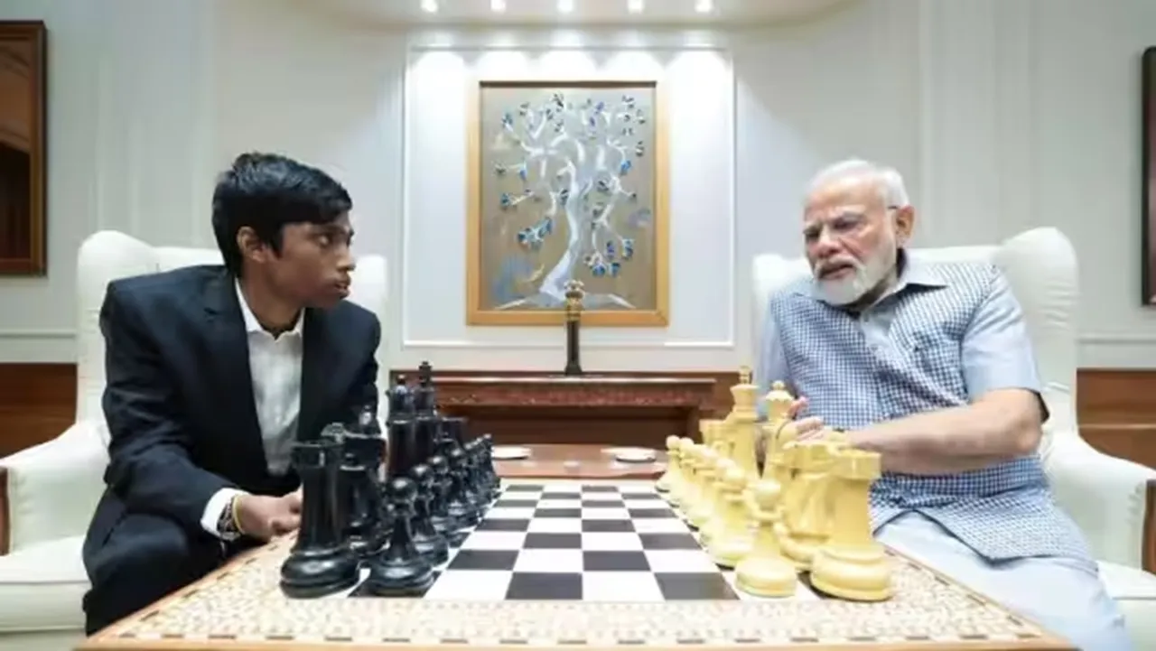 PM Modi meets chess prodigy Praggnanandhaa says you personify passion and perseverance