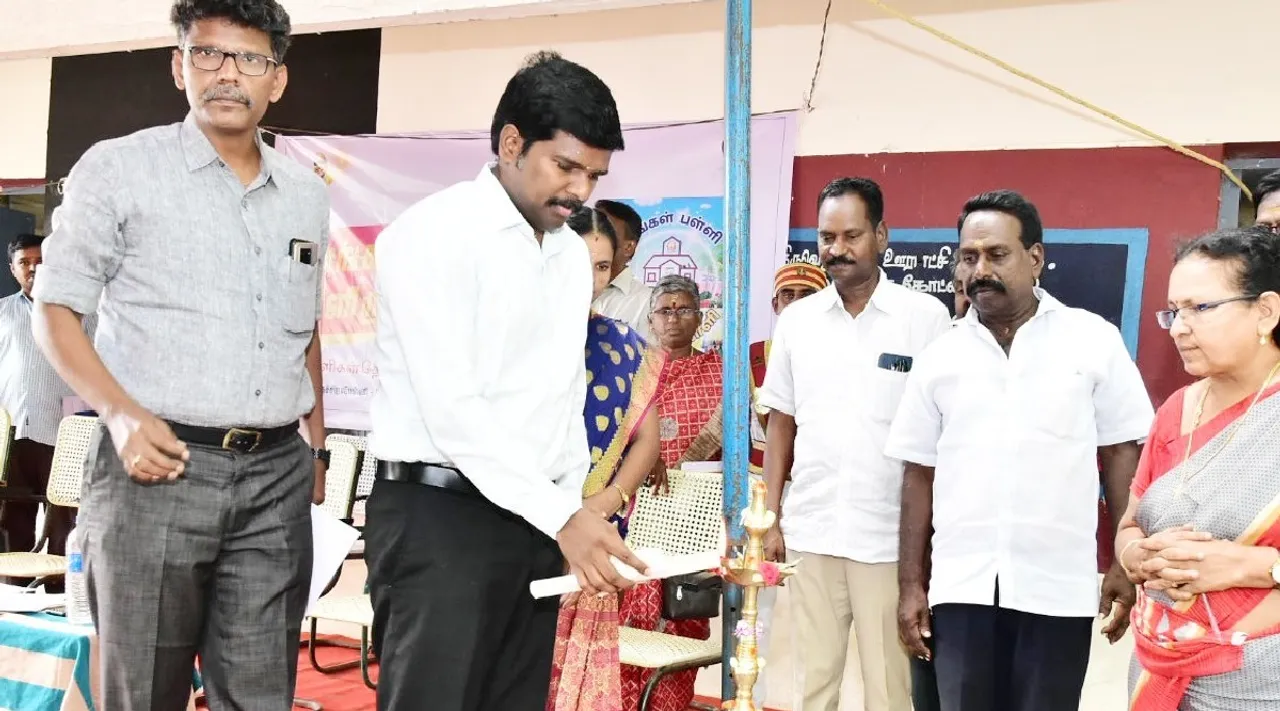 Trichy: our school shining school program M. Pradeep Kumar IAS Tamil News