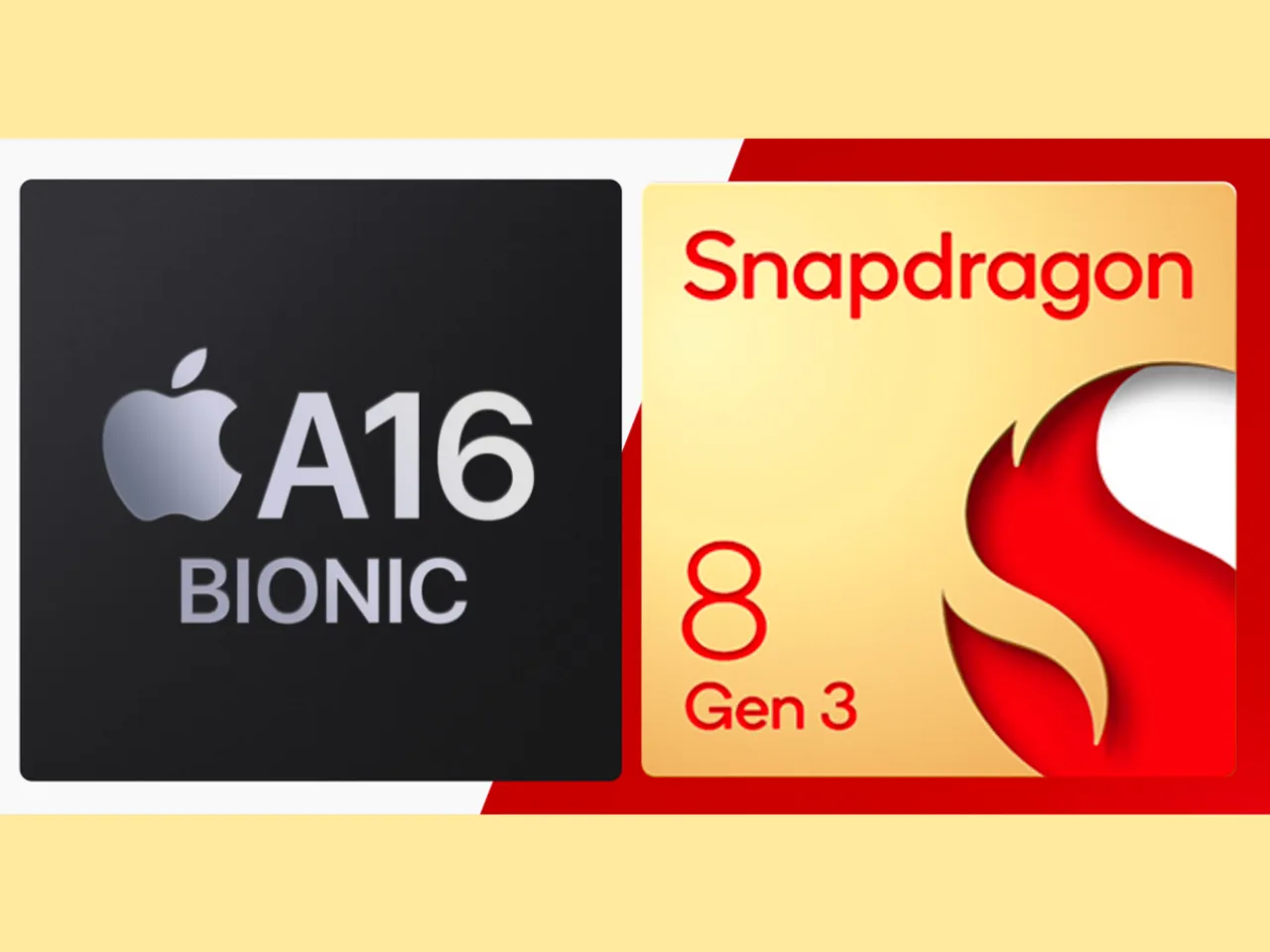 Snapdragon 8 Gen 3 vs A16 Bionic