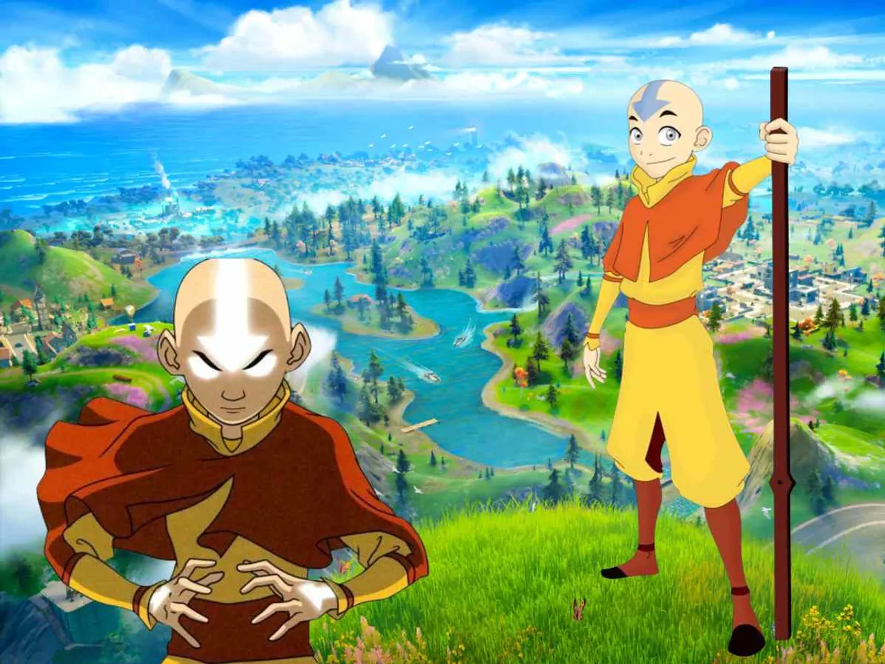 Aang in Fortnite