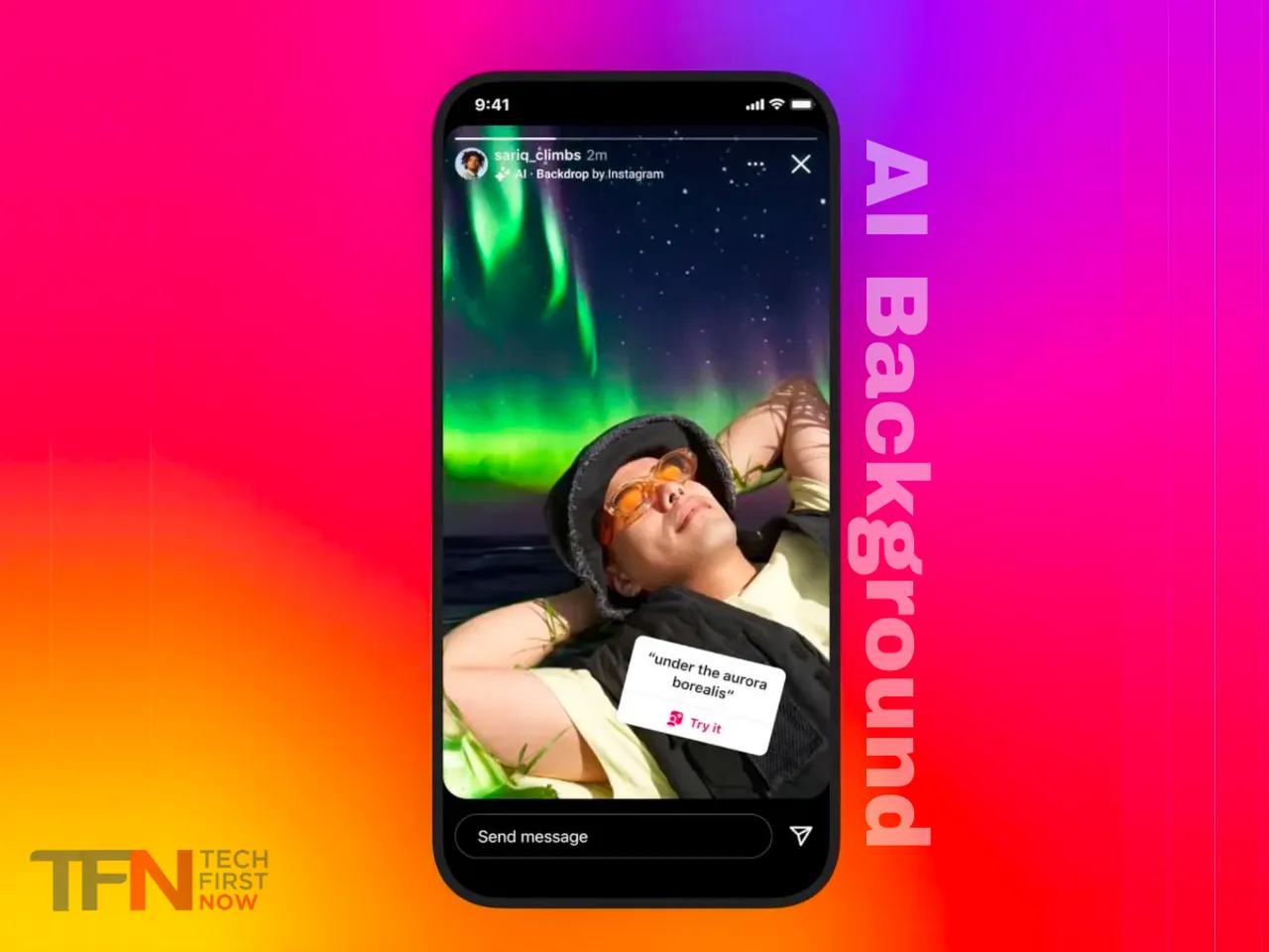 How To Add AI Background on Instagram Stories