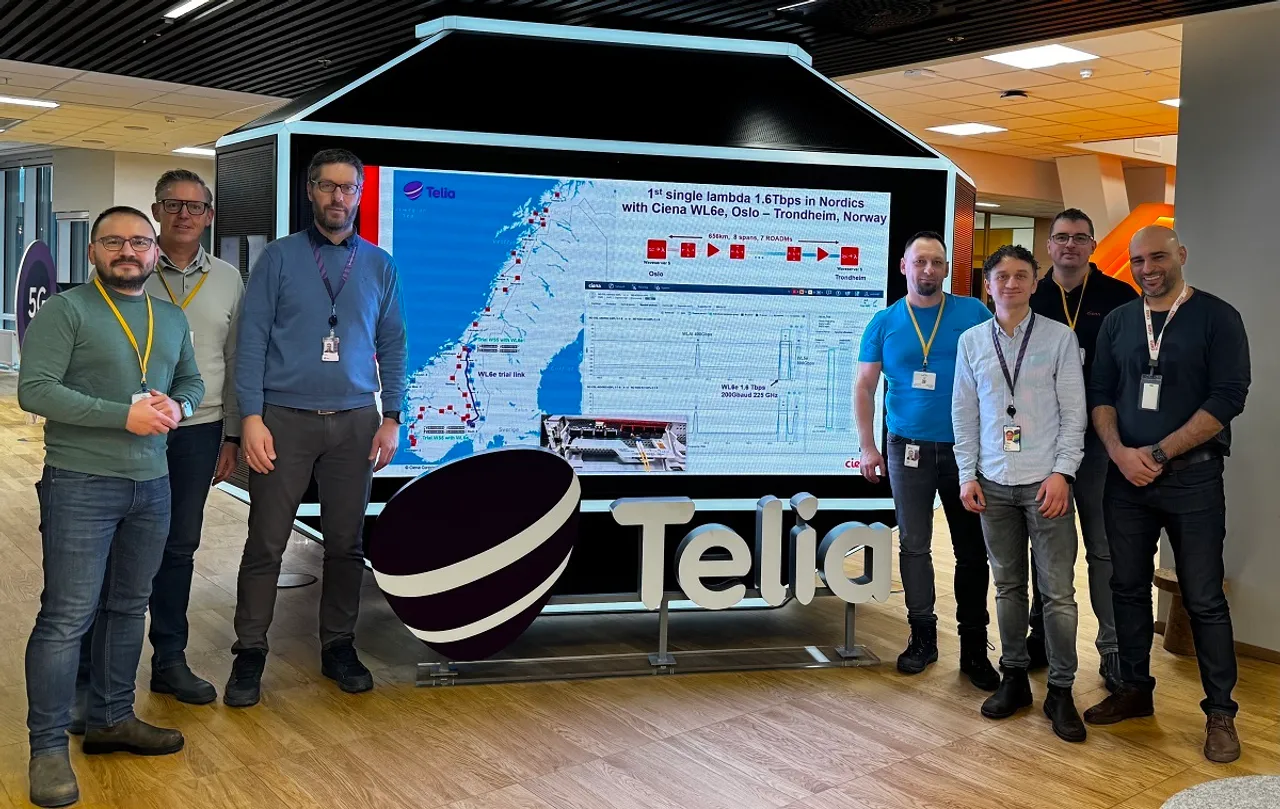 Telia Norway, Ciena Achieve Live 1.6 Tb/s Data Transmission