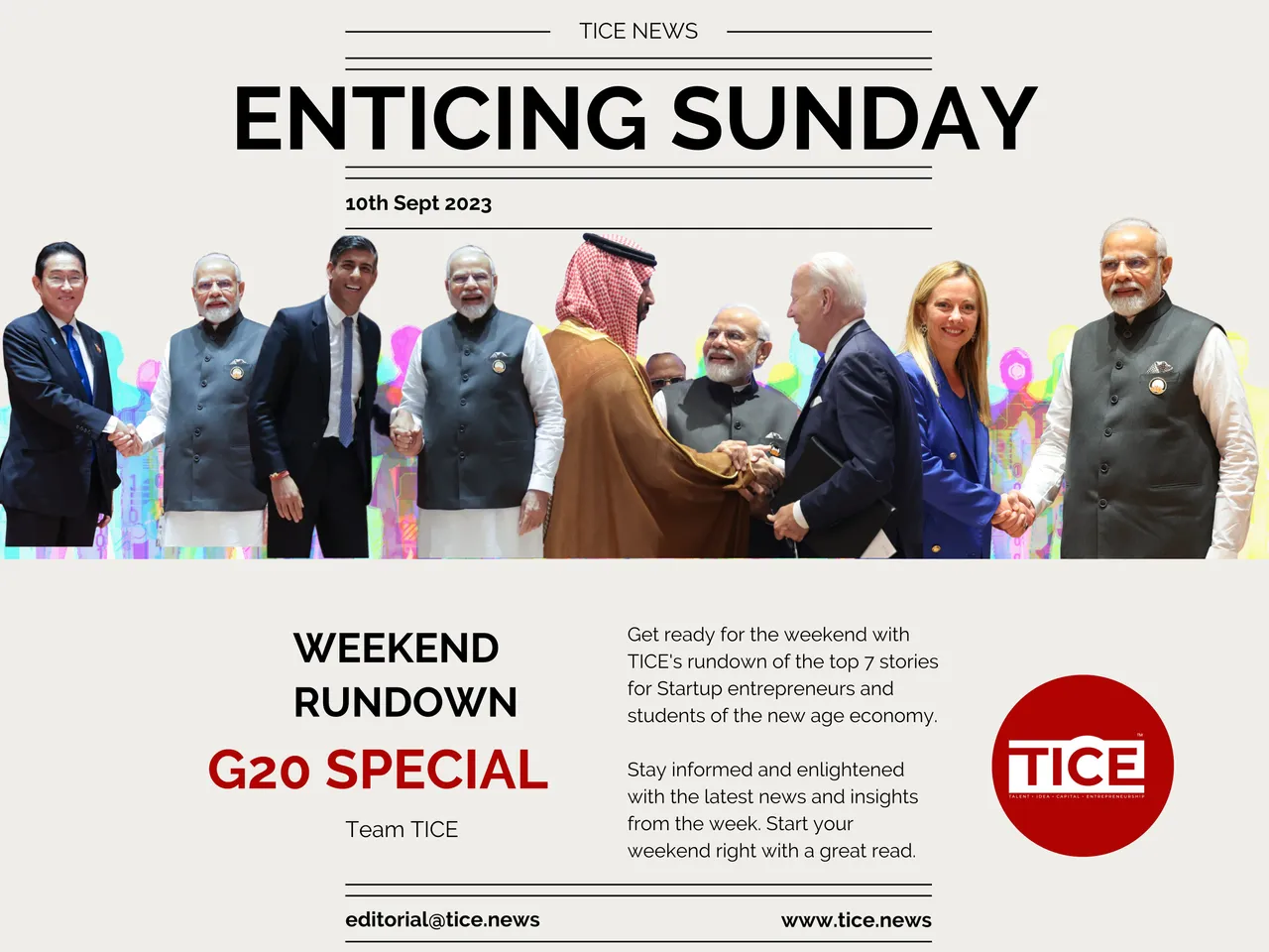 Enticing: New Delhi Declaration & Other Updates From G20 Summit