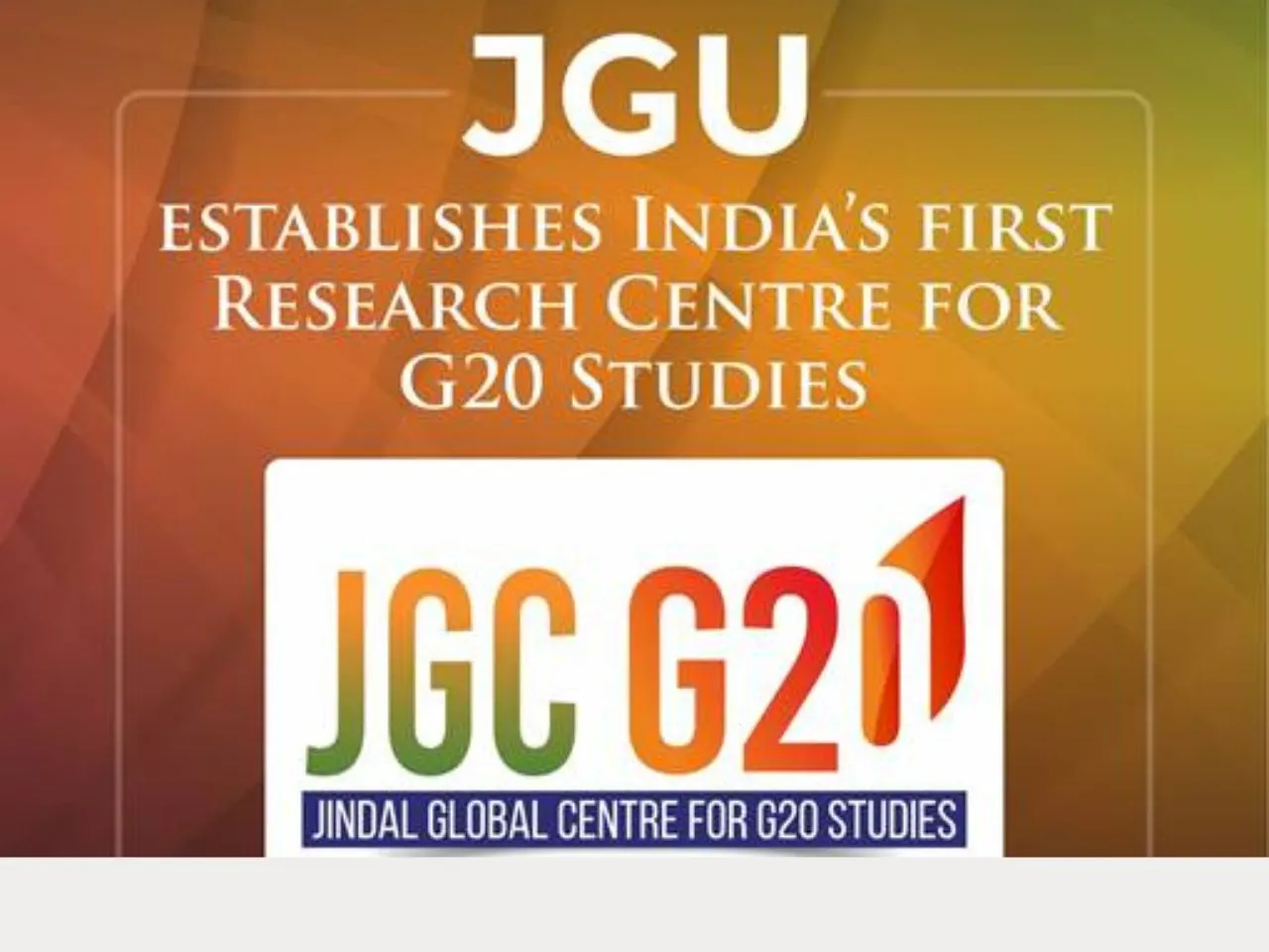 O.P. Jindal Establishes "India’s First" Research Centre on G20 Studies