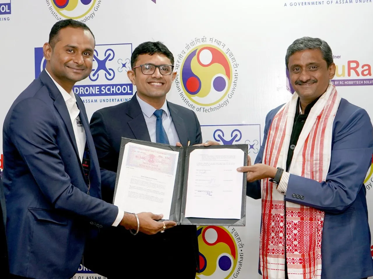 IIT Guwahati Partners with AMTRON and RCH for Drone Development