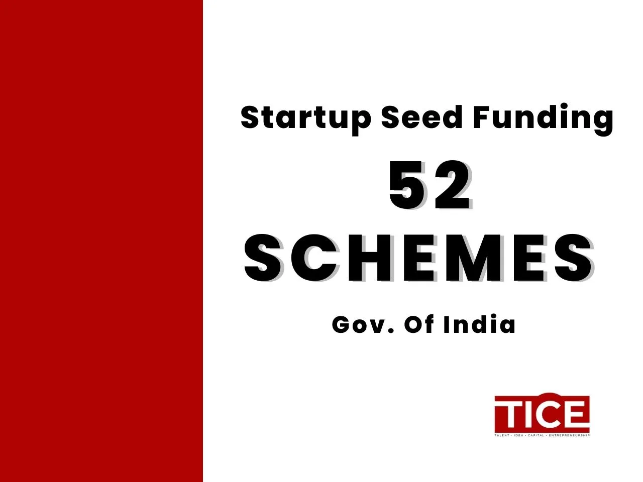 52 Seed Funding Schemes for Startups | Know This