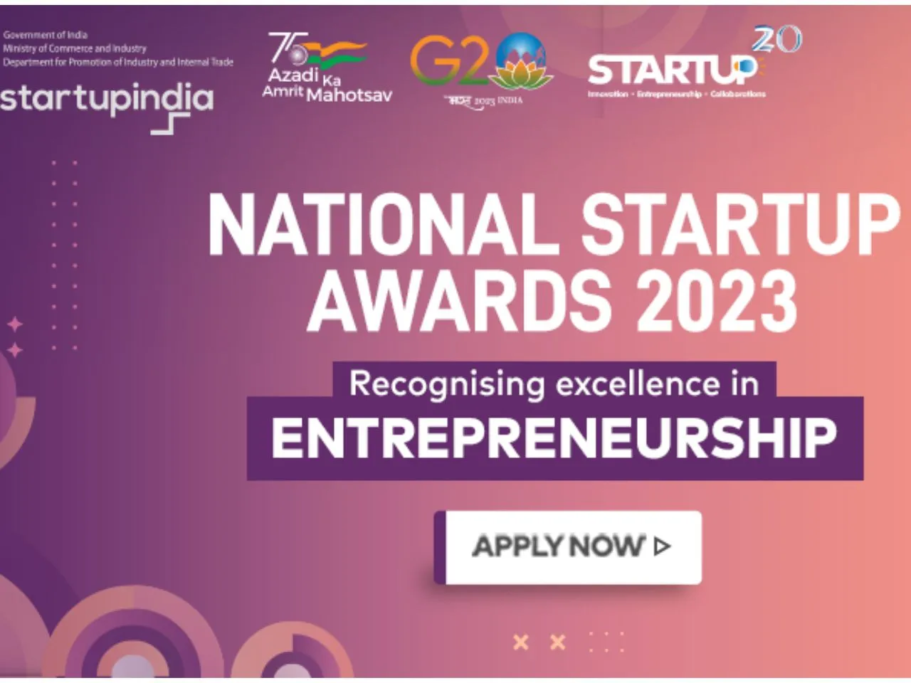 It’s Gear-up Time! DPIIT invites startups for National Startup Awards 2023