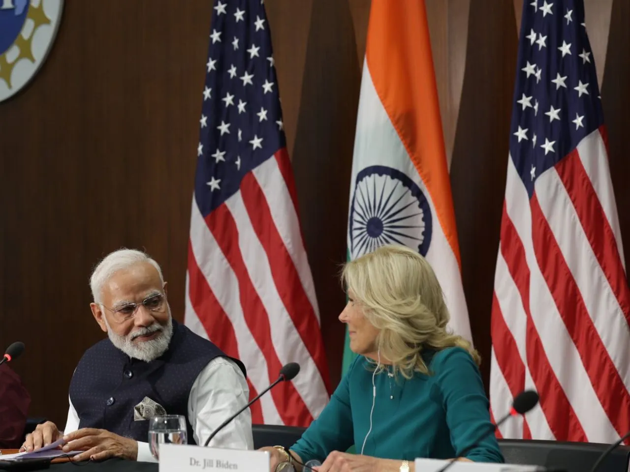 Modi US Jill Biden Indo US Skilling for future