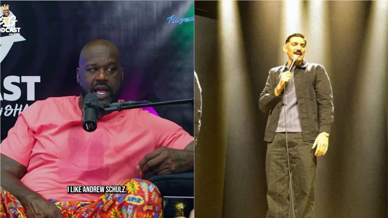 Shaquille O'Neal Praises Andrew Schulz's Comedy, Schulz Responds with Playful Jab