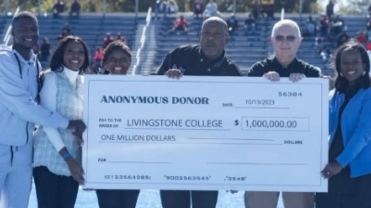 Livingstone College Receives Fourth Consecutive $1 Million Anonymous Donation