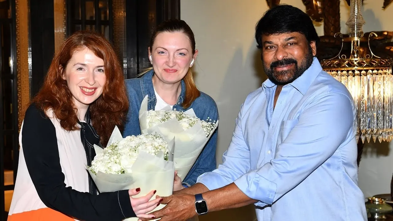 Chiranjeevi Hosts Russian Delegation in Hyderabad to Explore Film Collaborations