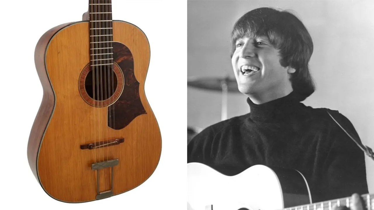 John Lennon's Lost 12-String Guitar Discovered, Set for Auction