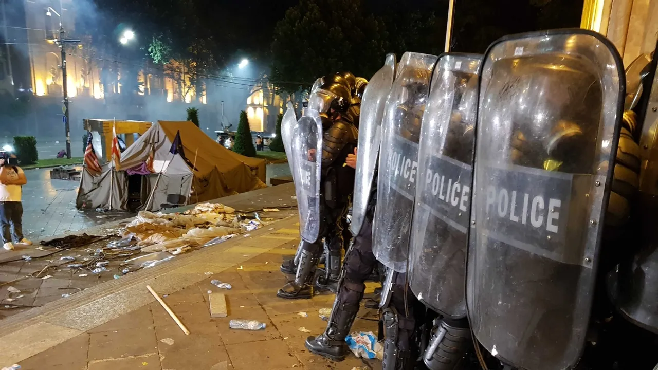 Tbilisi Protest Turns Violent: Clashes Between Police and Demonstrators