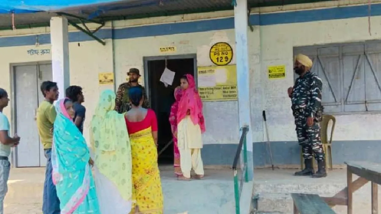 Peaceful Polling at Sitalkuchi Booth in 2023 Lok Sabha Elections, Site of 2021 CISF Firing