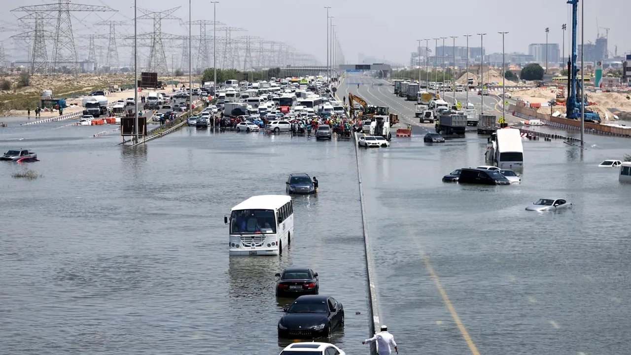 Record Rainfall Causes Severe Flooding in Dubai, Disrupting Travel and Daily Life