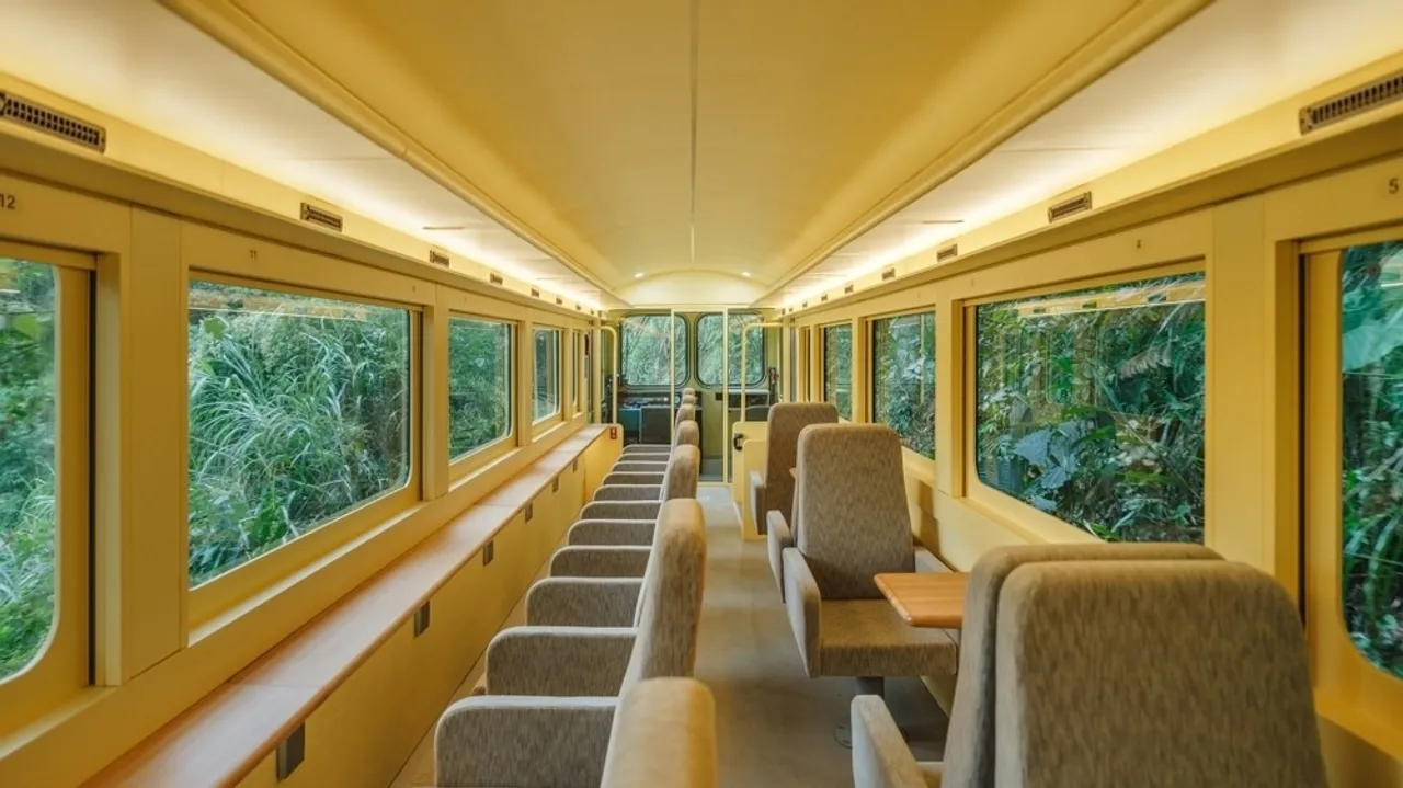 Vivid Express: New Alishan Forest Railway Tourist Train Launches in Taiwan