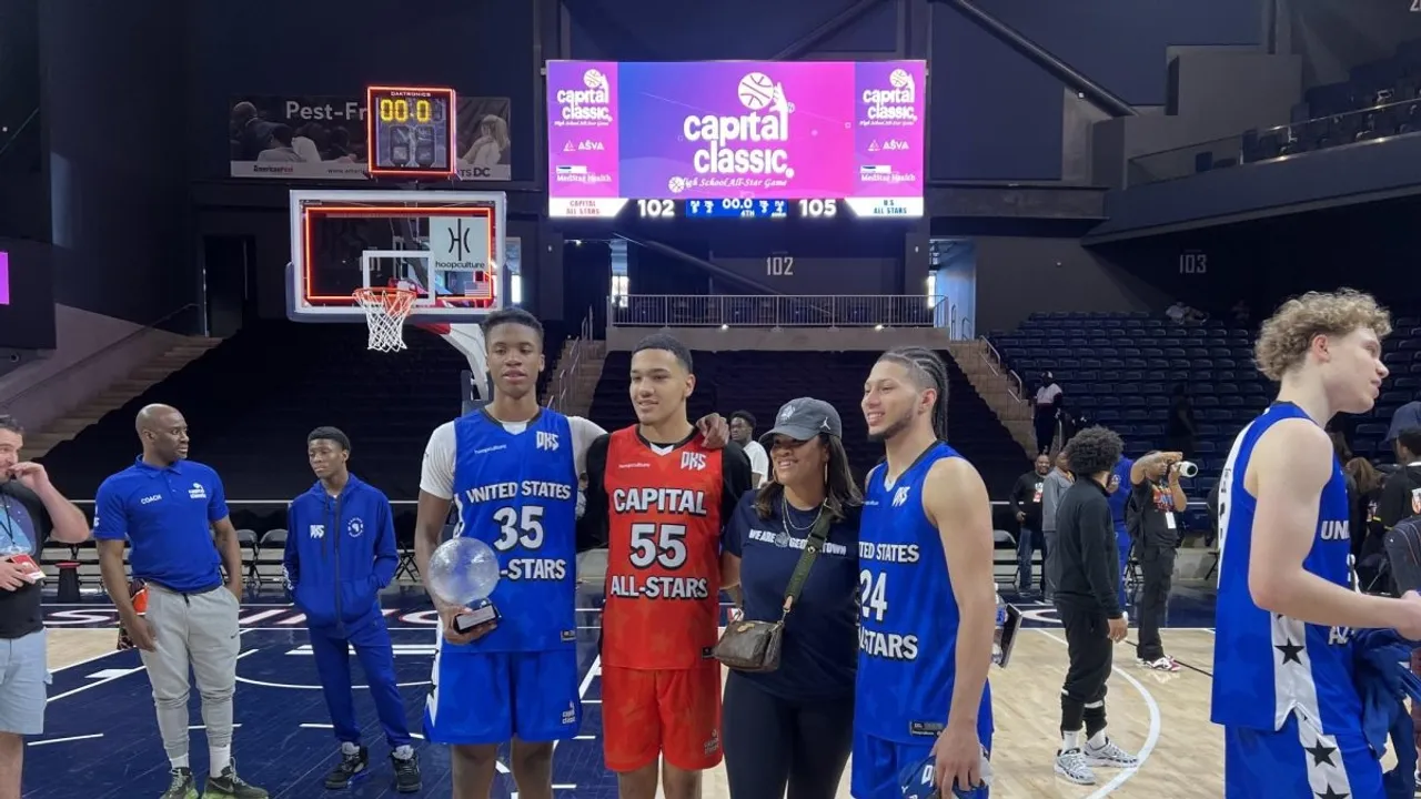 Georgetown Commits Shine at Capital Classic All-Star Game, Sorber Named MVP