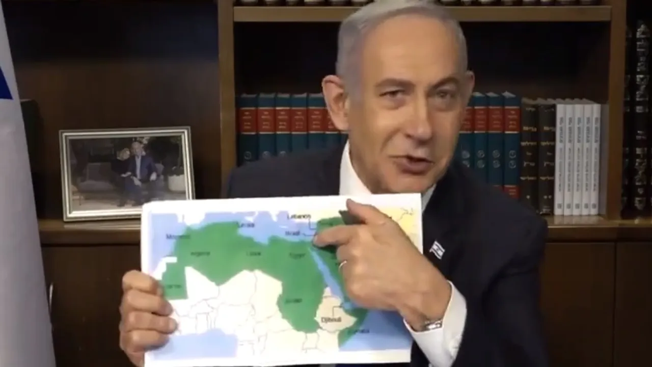 Netanyahu's Map Error Strains Israel-Morocco Relations, Prompting Apology