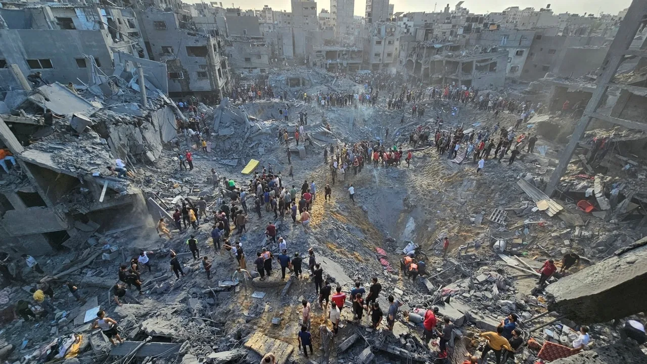 Israeli Strike on Jabalya Refugee Camp Kills at Least 27, Including Children