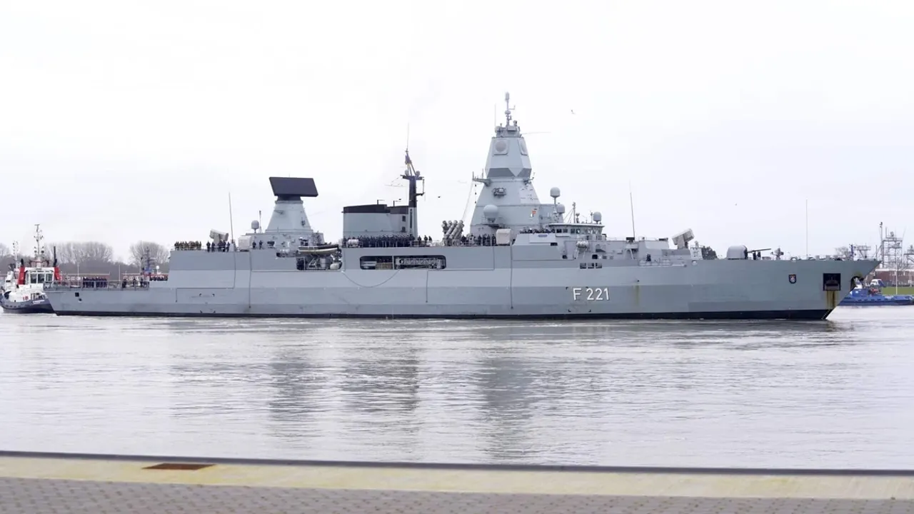 German Frigate Completes Successful Mission in Red Sea, Combating Houthi Threats