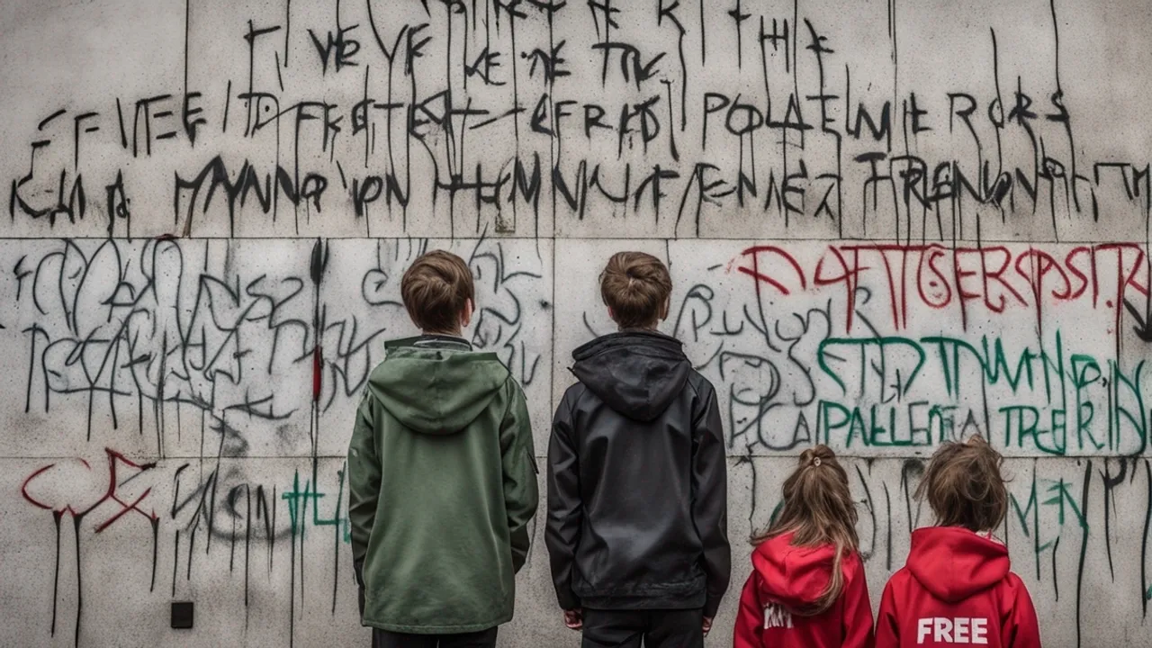 UK Teenagers Sentenced for Vandalizing War Memorial with 'Free Palestine' Graffiti