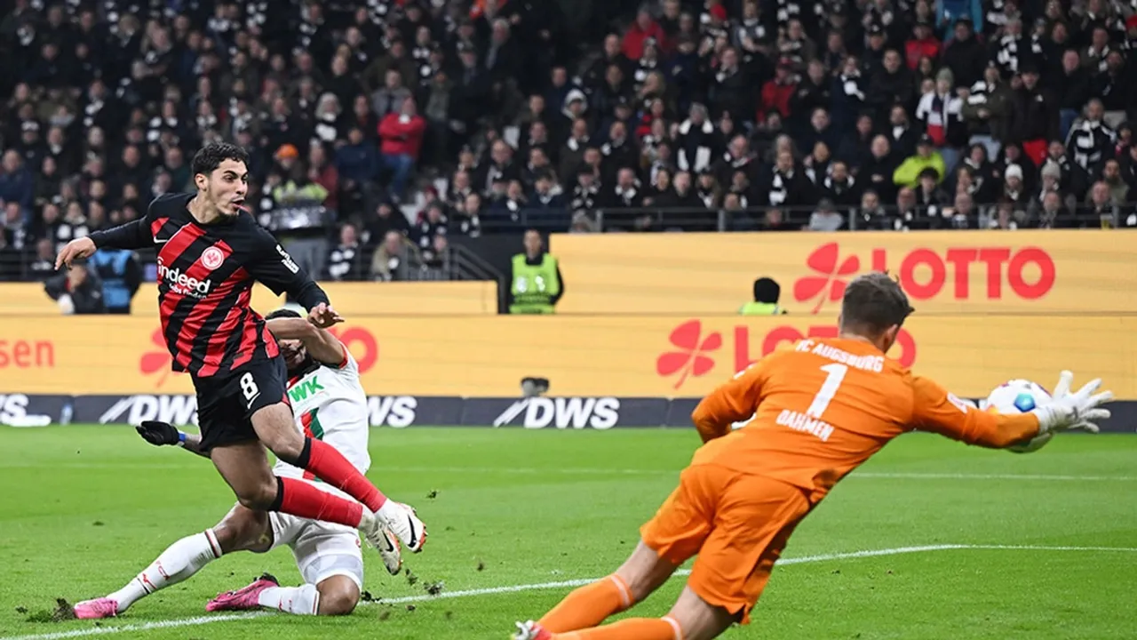 Hugo Ekitike Scores Maiden Goal for Eintracht Frankfurt in Bundesliga Victory Over FC Augsburg