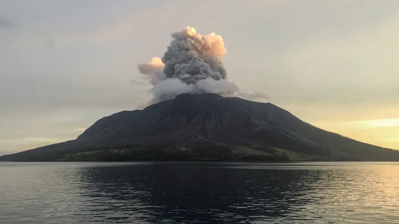 Indonesia's Ruang Volcano Erupts, Spewing Ash and Lava