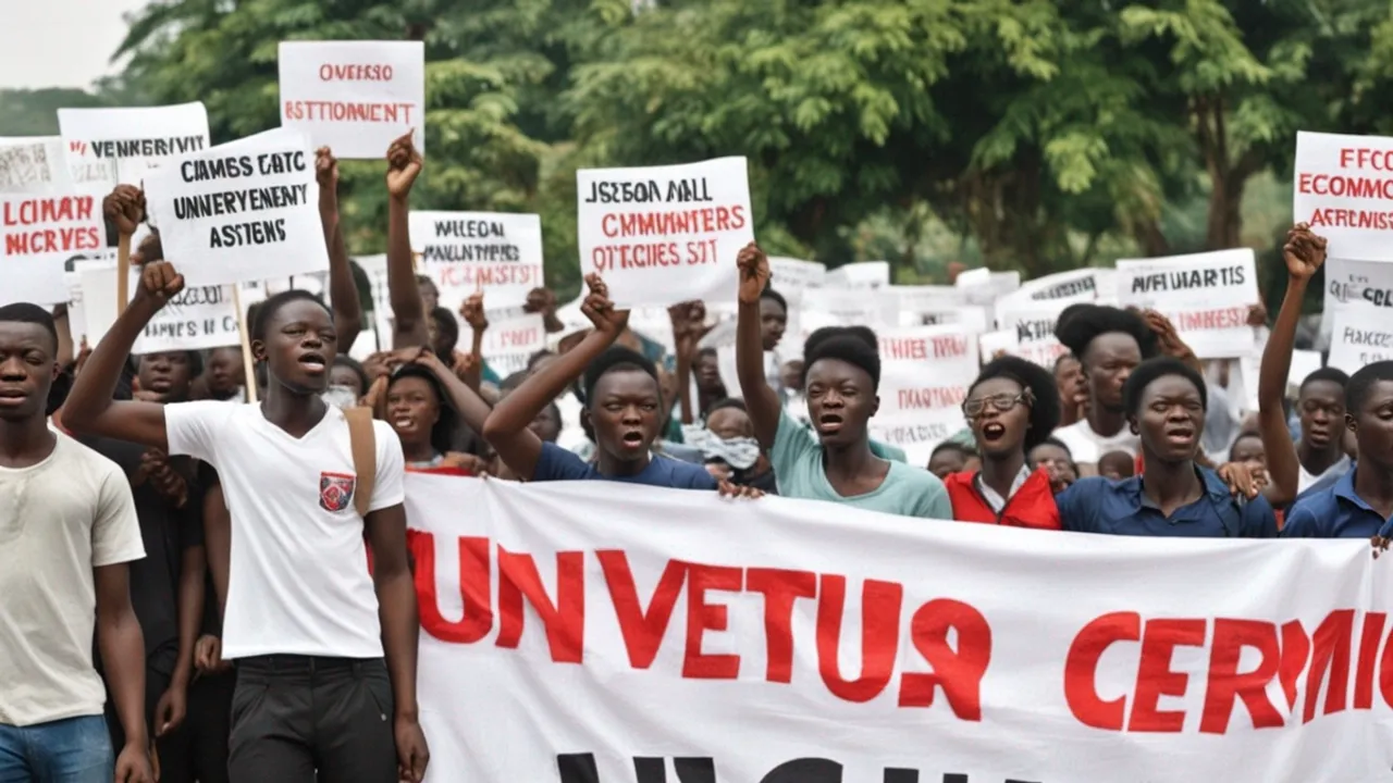 University Students in Ibadan Protest EFCC's Arbitrary Arrests