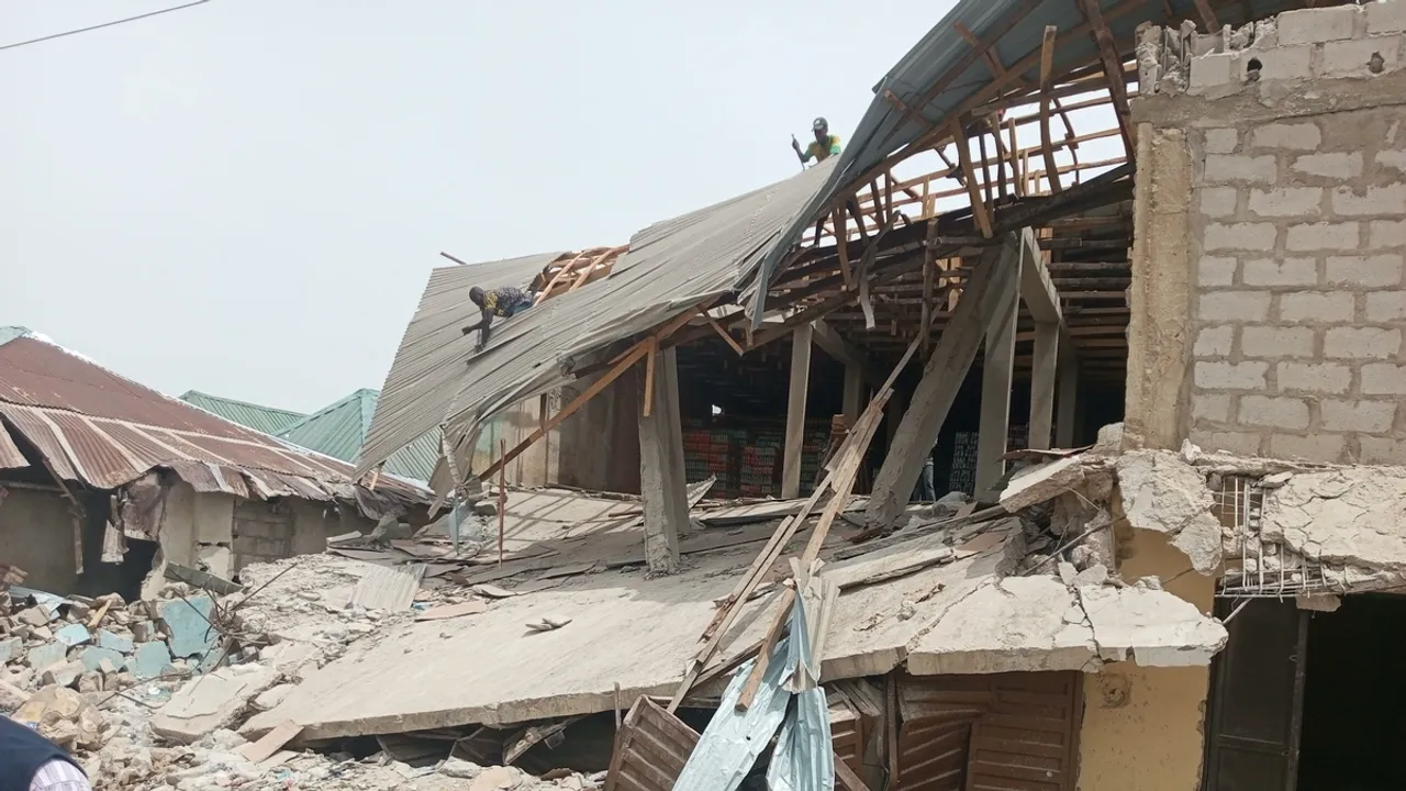 Building Collapse in Minna Leaves Scores Trapped, Rescue Efforts Ongoing
