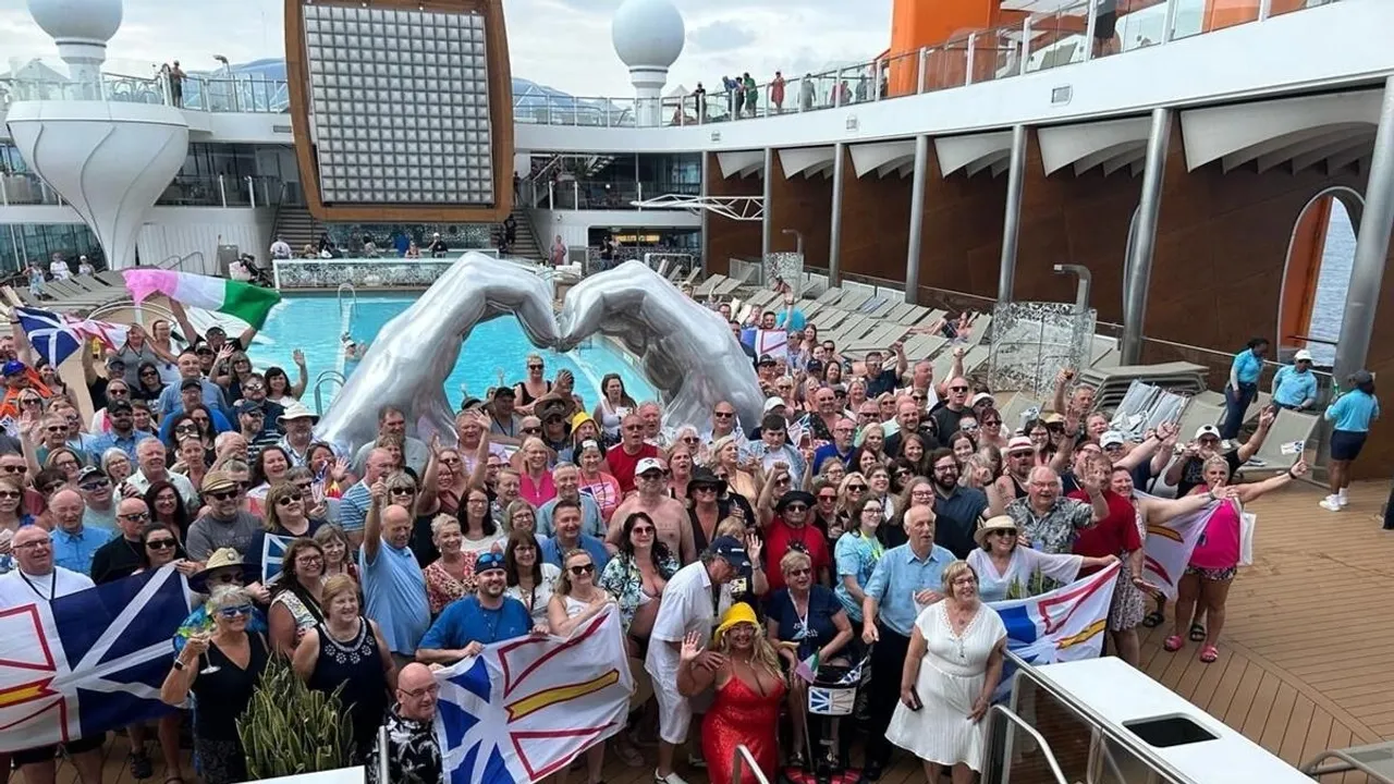 Cruise Ship Overrun by Newfoundlanders Celebrating Heritage