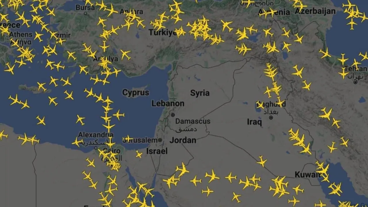 Airlines Reroute Flights as Iran Closes Airspace After Israeli Attack