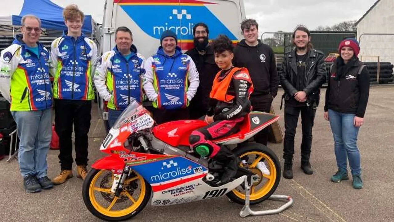 Bermudian Motorcyclist Aeziah Divine to Compete in R & G British Talent Cup in Spain