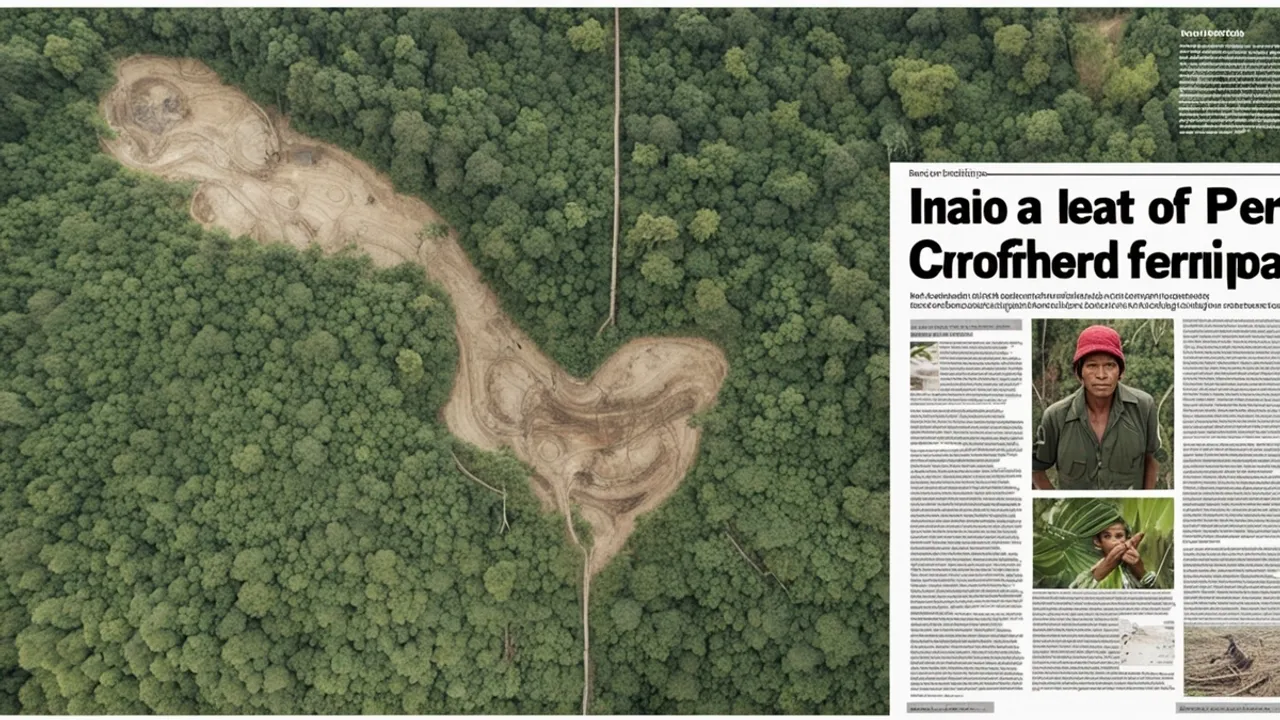 Peruvian Newspaper Diario Correo Highlights Deforestation, Corruption, and Alleged Assassination Plot