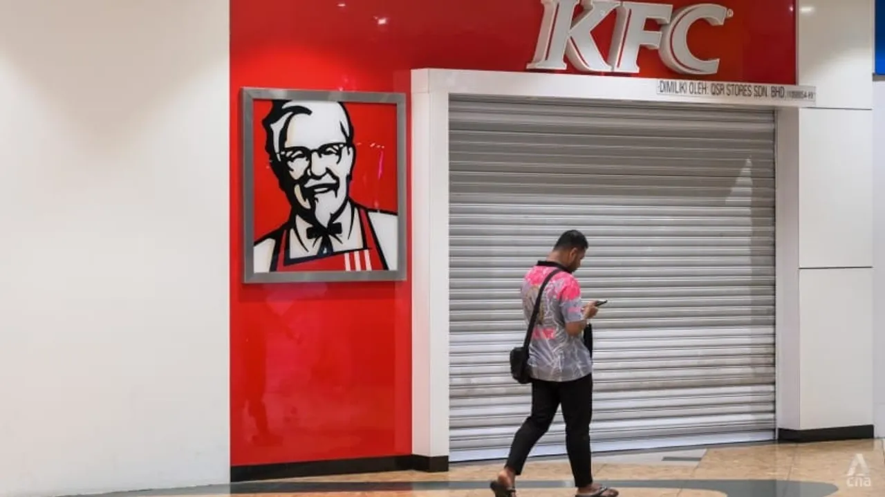 KFC MalaysiaTemporarily Closes Outlets Amid BoycottCalls Over Israel-Gaza Conflict