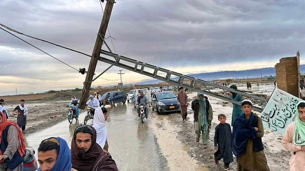 Heavy Rains Cause Severe Infrastructure Damage in Chaman, Pakistan