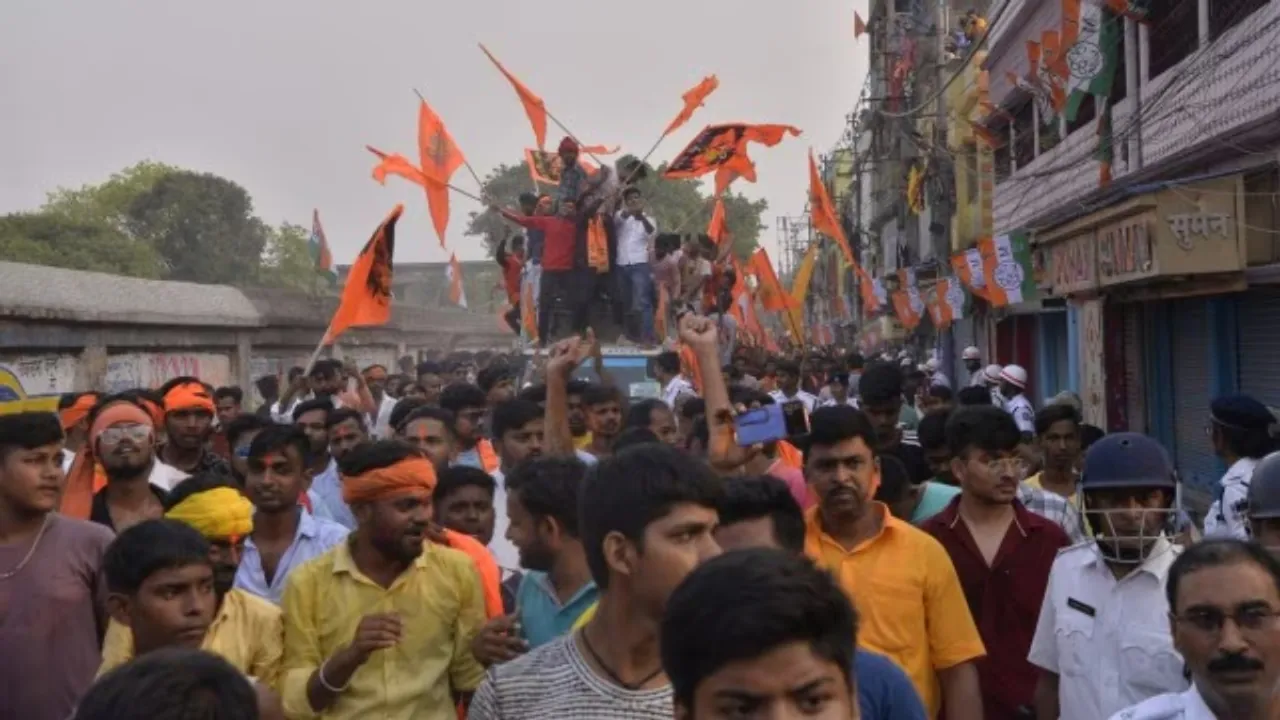 Clashes Erupt During Ram Navami Procession in Murshidabad, West Bengal