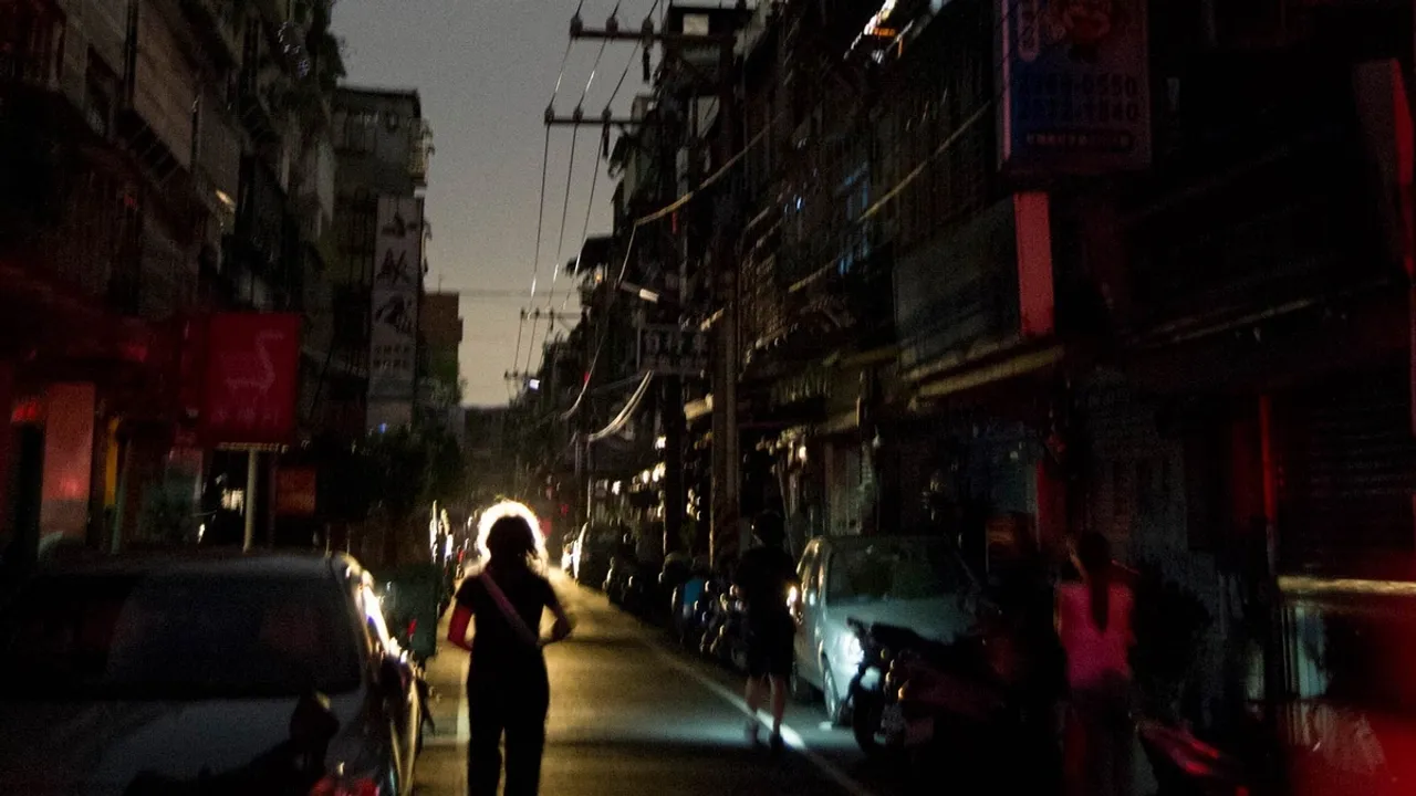 Power Outages Affect Over 23,000 Households in Taoyuan, Taiwan