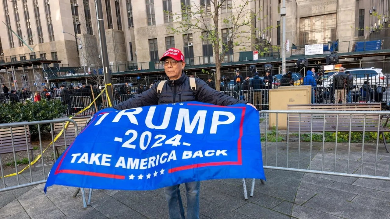 Trump Supporters Largely Absent from Protests During His New York Criminal Trial