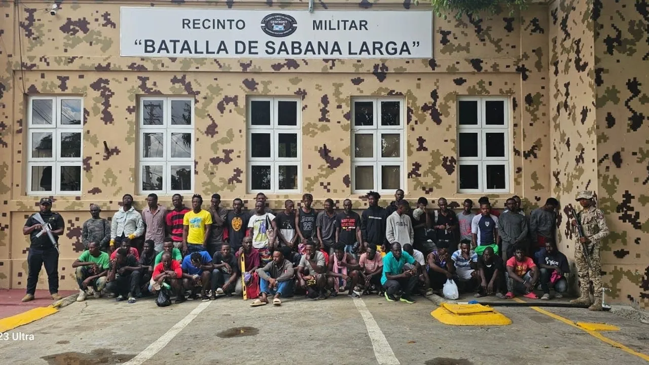 Dominican Border Security Detains 218 Undocumented Haitians, Seizes Contraband