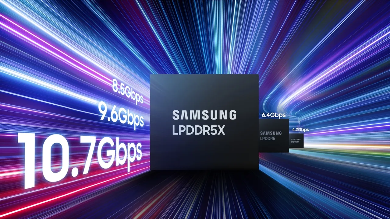 Samsung Develops Industry's Fastest LPDDR5X DRAM for AI Applications
