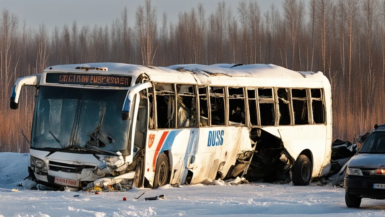 Bus Crash in Russia Kills Driver, Injures 12 Passengers