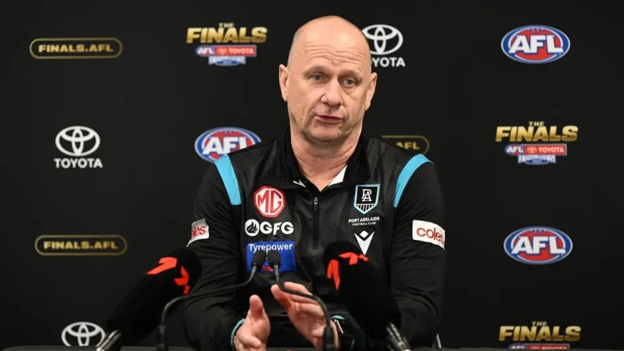 Port Adelaide Coach Downplays Significance of Collingwood Match Despite Strong Start
