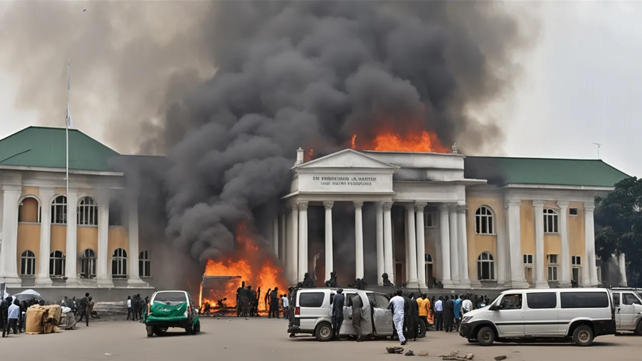 Rivers State House of Assembly in Nigeria Attacked by Arsonists Amid Governor Impeachment Proceedings 
