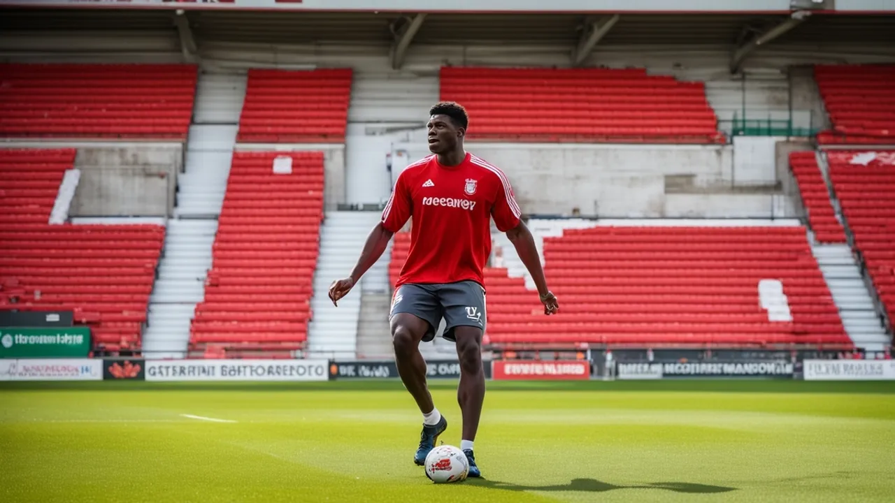 Nottingham Forest Striker Taiwo Awoniyi Partially Trains as He Recovers from Thigh Injury